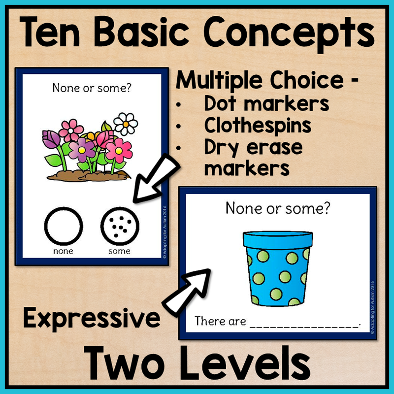 Special Education Task Boxes  Christmas Basic Concepts – Autism Work Tasks