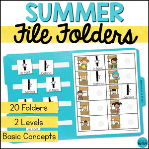 Summer File Folder Games – Basic Concepts