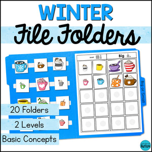 Winter File Folder Games – Basic Concepts