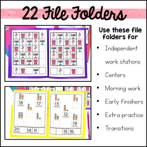 Basic Skills Autism File Folder Games and Activities for Special Education