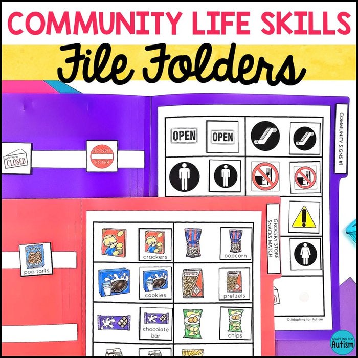 Life Skills File Folder Games and Activities