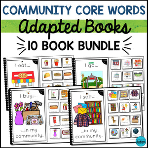 Community Core Words Adapted Books BUNDLE