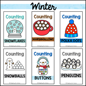 Counting Activities Math Adapted Books BUNDLE - Counting 1-20 Activities