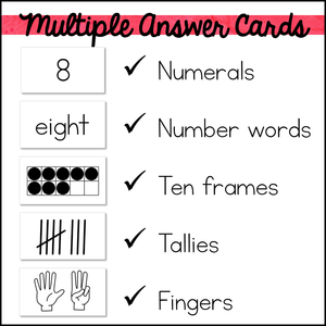 Counting Activities Math Adapted Books BUNDLE - Counting 1-20 Activities