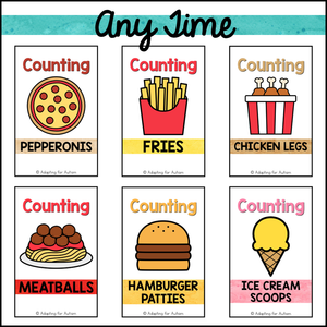 Counting Activities Math Adapted Books BUNDLE - Counting 1-20 Activities