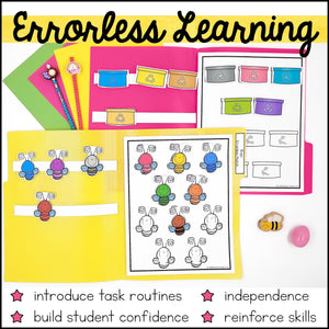 Errorless Spring File Folder Games and Activities