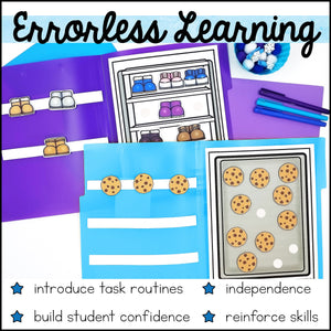 Errorless Winter File Folder Games and Activities