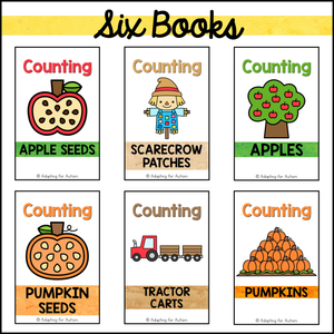 Fall Counting Activities Math Adapted Books | Count 1-20