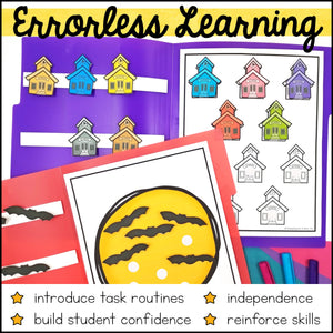 Errorless Fall File Folder Games and Activities