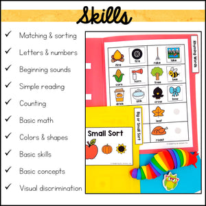 Fall File Folder Games and Activities