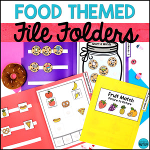 Food File Folder Games and Activities