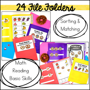 Food File Folder Games and Activities