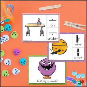 Special Education Task Boxes | Halloween Basic Concepts