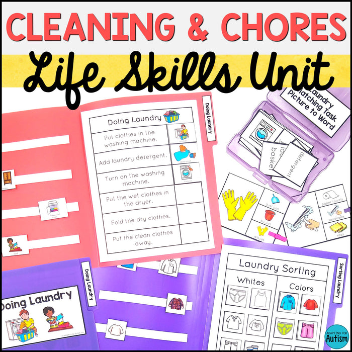 Life Skills Activities for Special Education - Cleaning and Household Chores