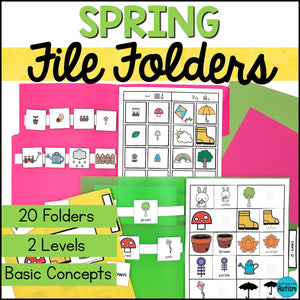 Spring File Folder Games - Basic Concepts