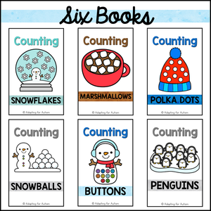 Winter Counting Activities Math Adapted Books | Count 1-20