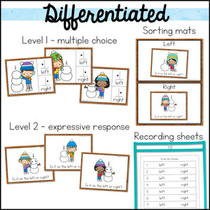 Special Education Task Boxes | Winter Basic Concepts