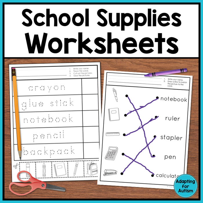 FREE Back to School Worksheets