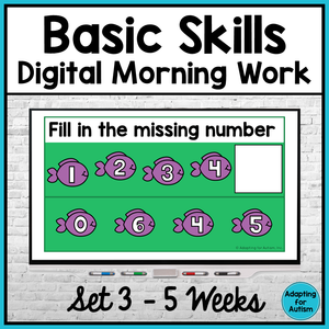 Basic Skills Digital Morning Work - Set 3