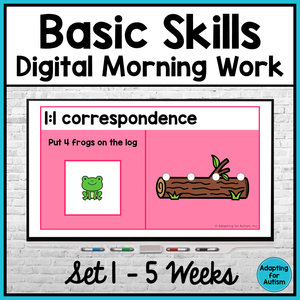 Basic Skills Digital Morning Work - Set 1