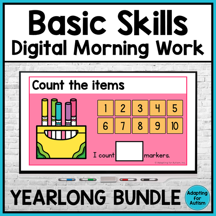 Basic Skills Digital Morning Work - Yearlong BUNDLE