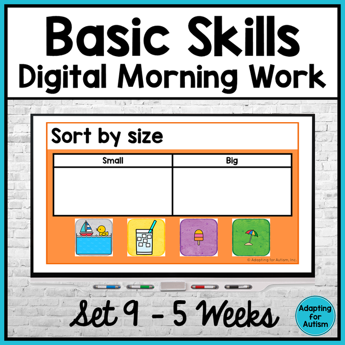 Basic Skills Digital Morning Work - Set 9