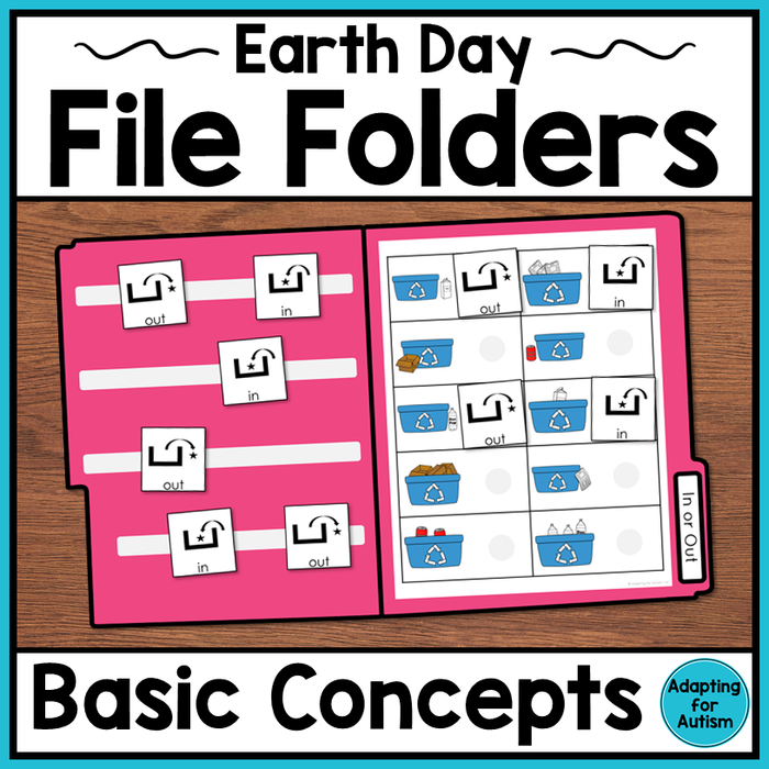 Earth Day File Folder Games – Basic Concepts
