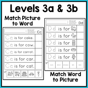 Beginning Sounds Worksheets: Cut and Paste Activities