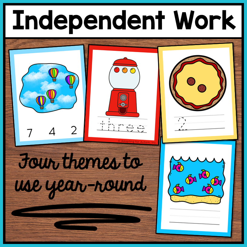 Counting Task Boxes Counting Task Boxes – Autism Work Tasks