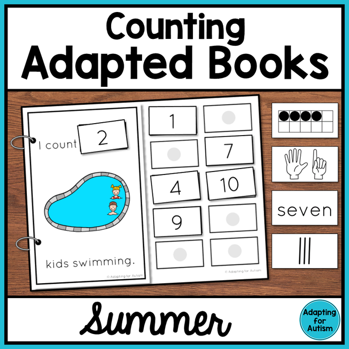 Summer Counting Adapted Books