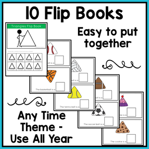 Errorless Shapes Flip Books