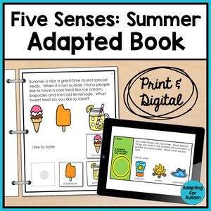 Summer Adapted Book: The 5 Senses