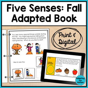 Fall Adapted Book: The 5 Senses