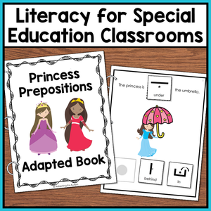 Prepositions Adapted Book: Where is the Princess? (Print and Digital)