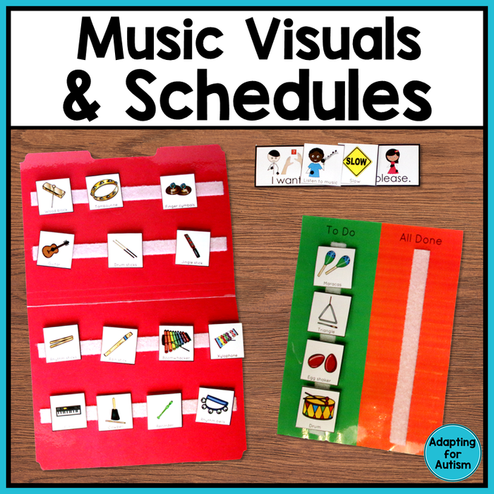Music Visual Supports and Schedules
