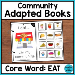 Community Core Words Adapted Books BUNDLE