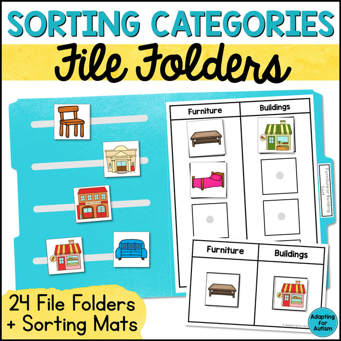 Sorting File Folder Games - Categories