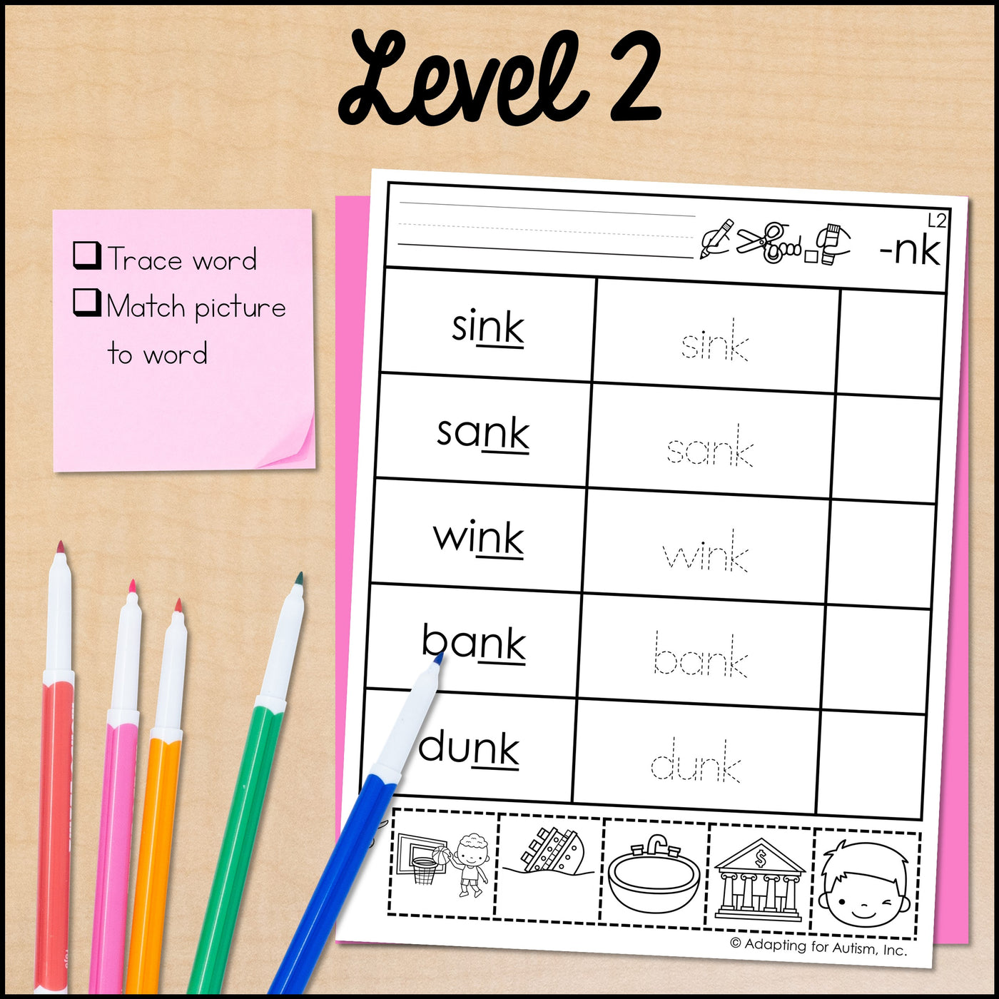 Word Work Worksheets