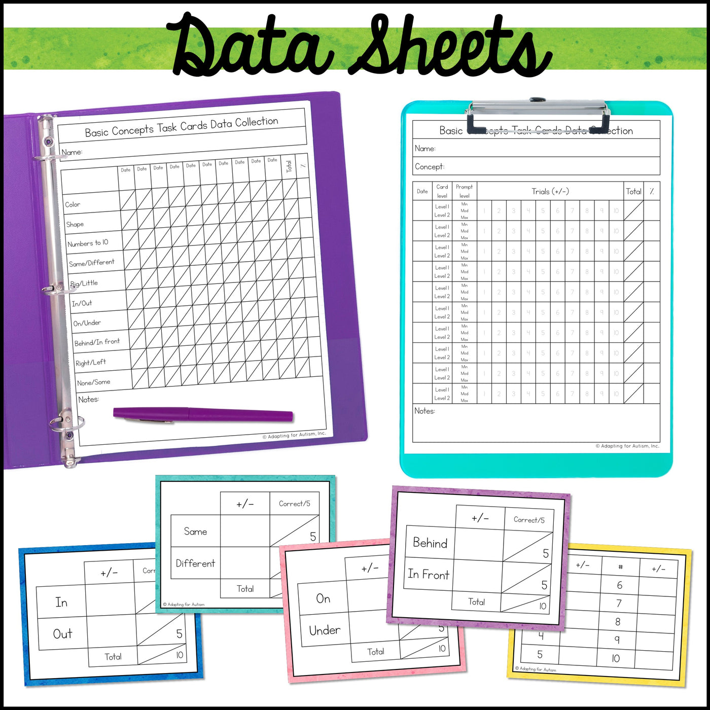 Animals Special Task Special Education Task Boxes | Animals Basic Concepts – Autism Work Tasks