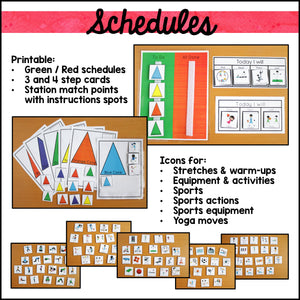 PE Visual Supports and Schedules