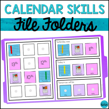 File Folder Activities for Autism – Autism Work Tasks
