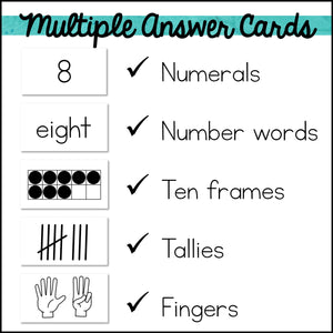 Counting Activities Math Adapted Books | Count 1-20