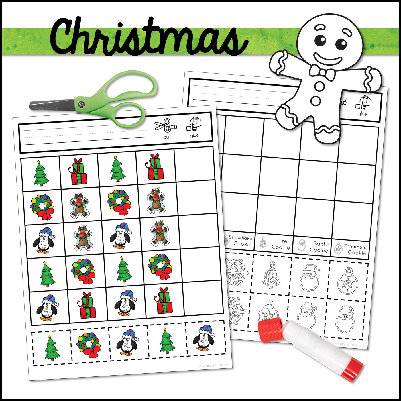 Cut and Paste Math Activities BUNDLE – Autism Work Tasks cut-and-paste-math-activities-bundle-autism-work-tasks