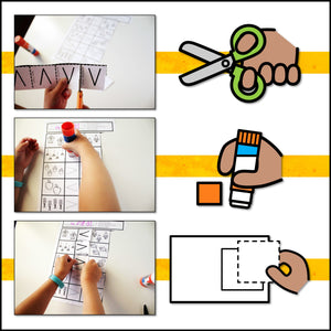 Fall Cut and Paste Math Activities