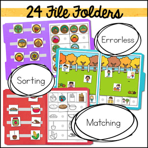 Fall File Folder Games and Activities