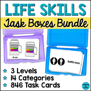Life Skills Task Boxes BUNDLE