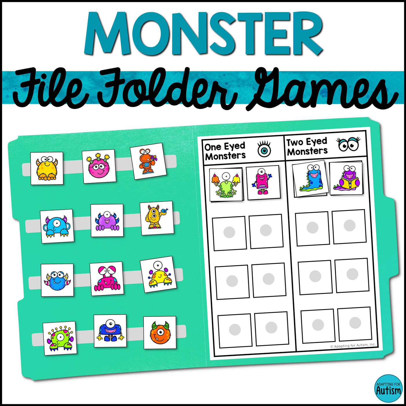 Monster Memory Game, Worksheet, Education.com