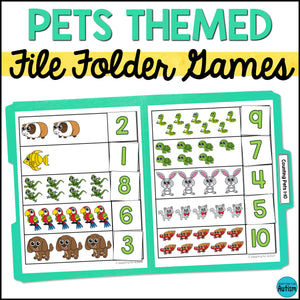 Pets File Folder Games and Activities