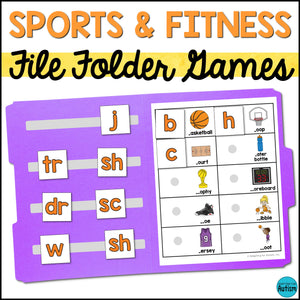 Sports & Fitness File Folder Games and Activities