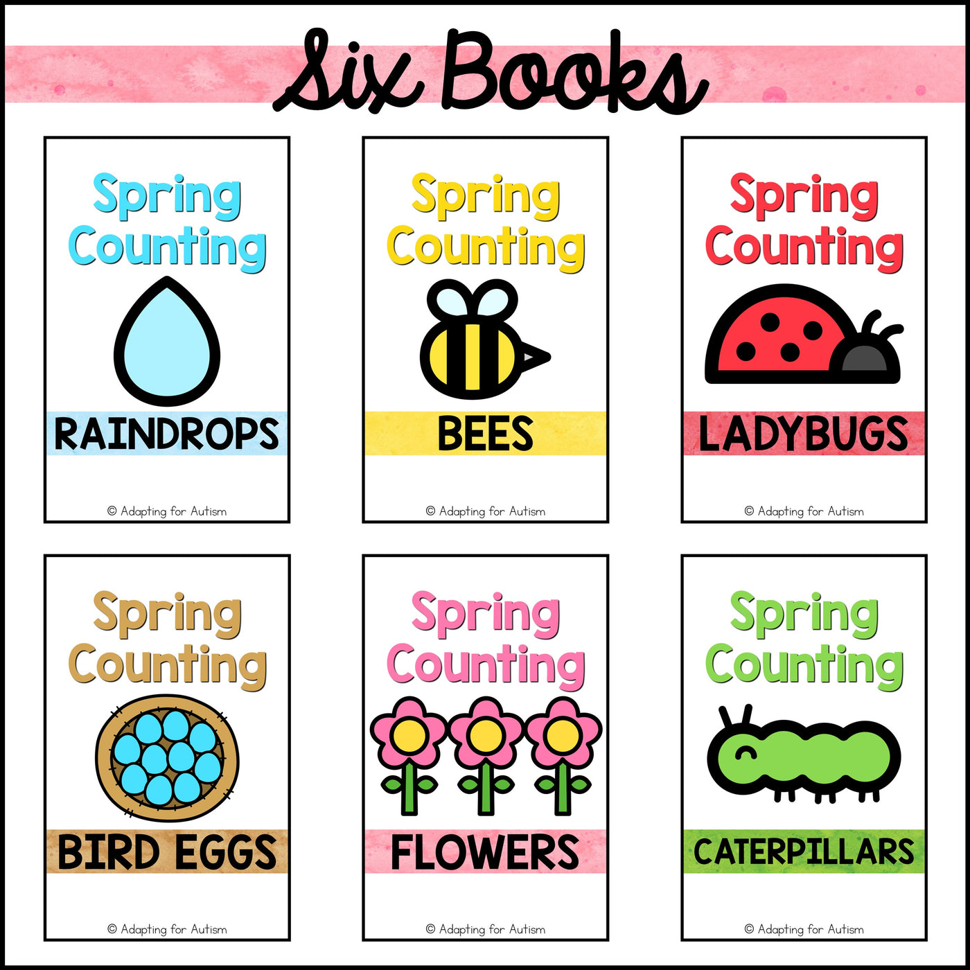 Spring Counting Work Spring Counting Activities Math Adapted Books | Count 1-20 β Autism ...
